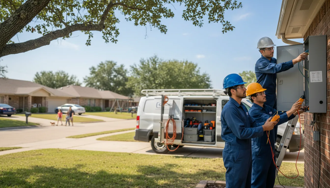 Certified electrician providing emergency electrical services in Rousseau, KY